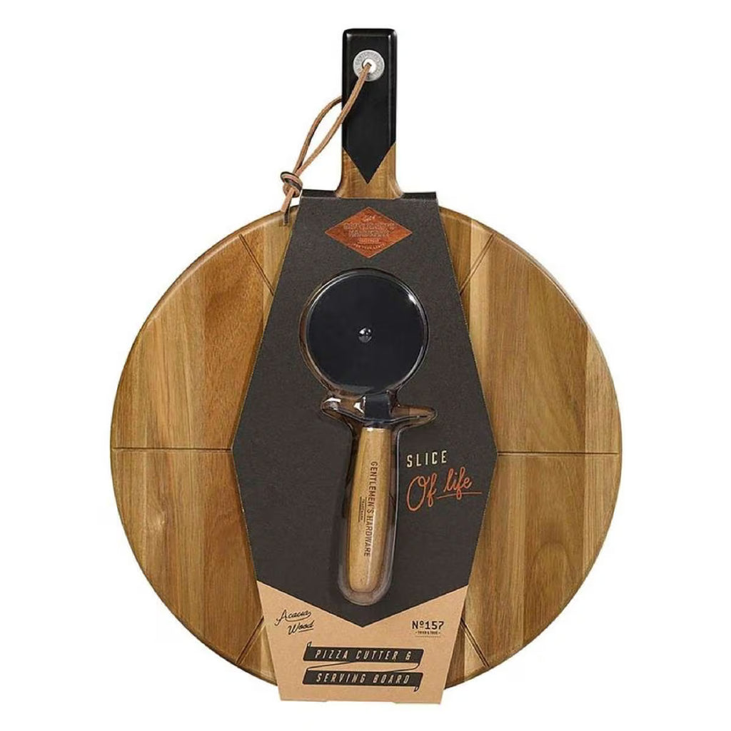 Gentlemen's Hardware: Slice of Life - Pizza Cutter & Serving Board