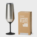 Huski: Champagne Flute - Brushed Stainless