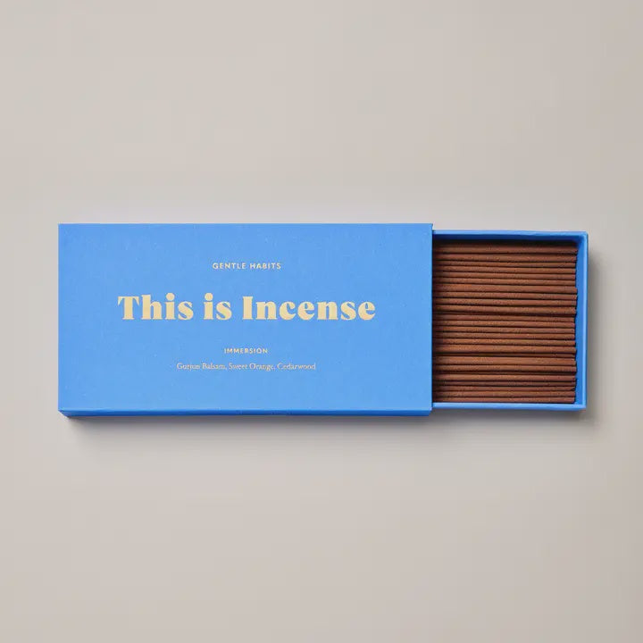 Gentle Habits: This Is Incense - Immersion