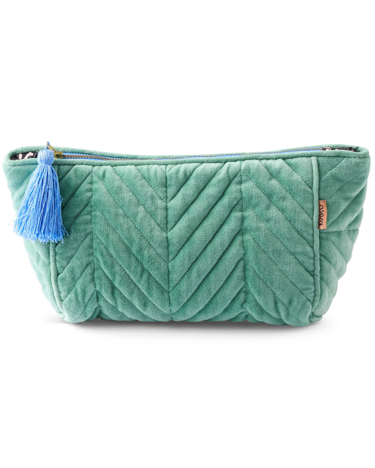 Kip & Co: Seabed Velvet Toiletry Bag One Size