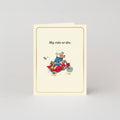 Studio Boketto: My Ride Or Die - Gold Foil - Mini Card by Richard Scarry
