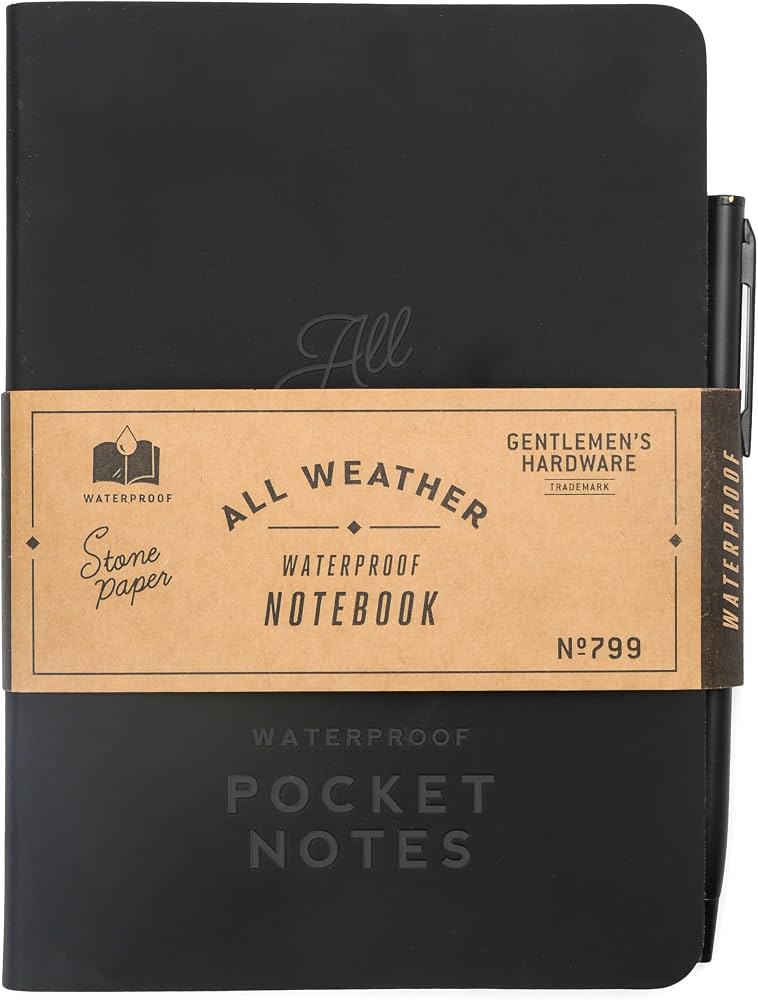 Gentlemen's Hardware: Pocket Waterproof Note Book - Mini Notes