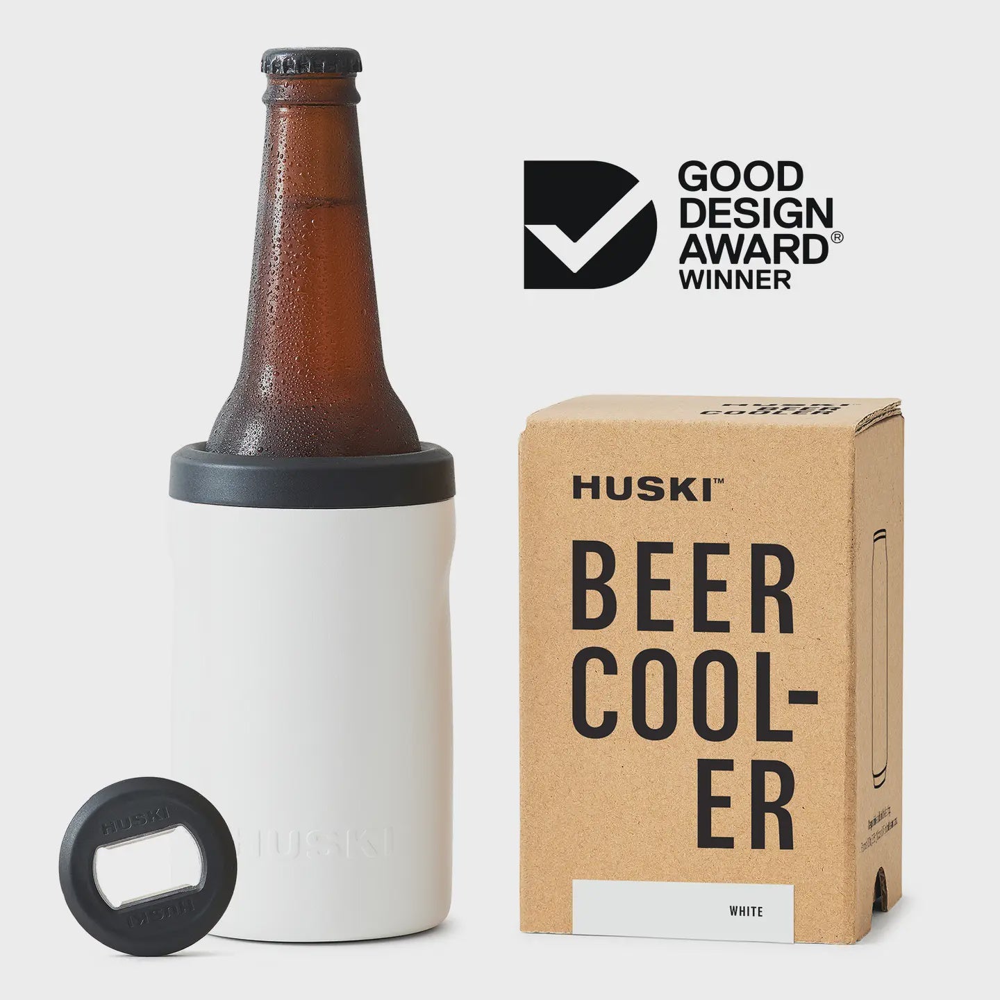 Huski: Beer Cooler 2.0 - White
