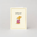 Studio Boketto: Another Year of Being Cute - Gold Foil - Mini Card by Richard Scarry