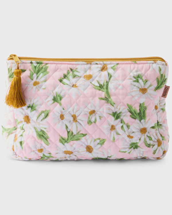 Kip & Co: Sweet Daisy Quilted Cotton Toiletry Purse