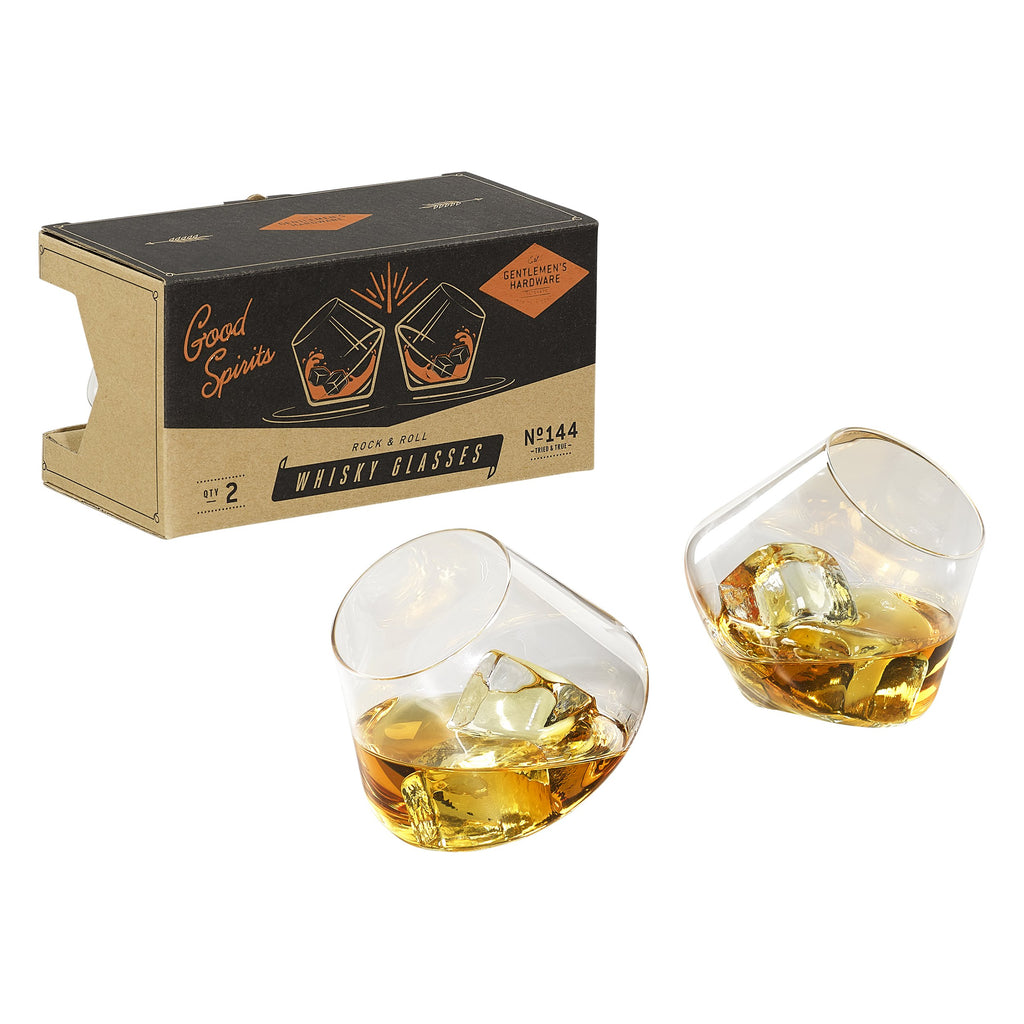 Gentlemen's Hardware: Rocking Whisky Glasses (Set of 2)