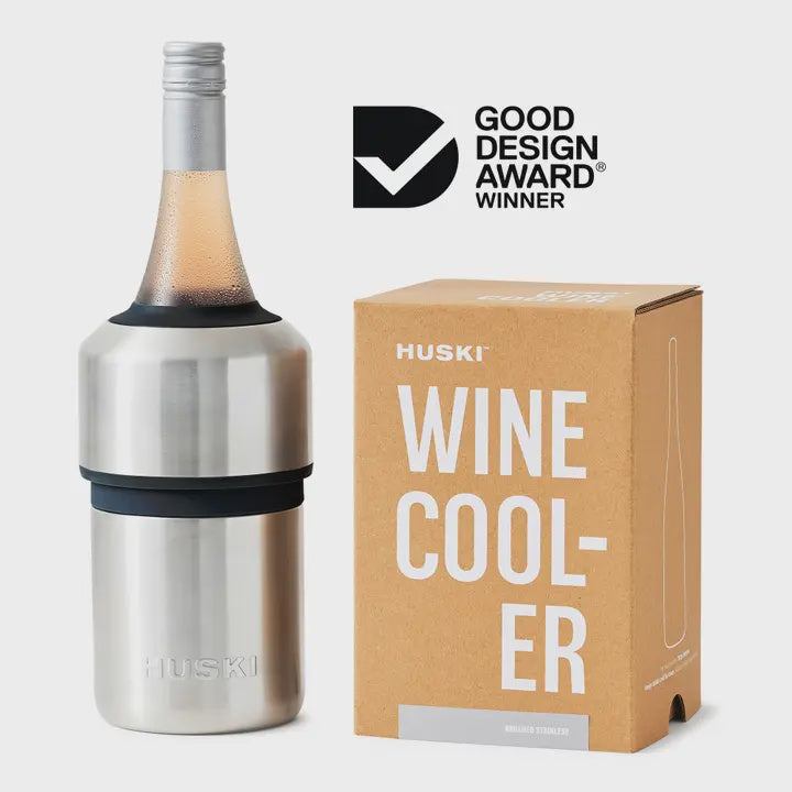 Huski: Wine Cooler - Brushed Stainless