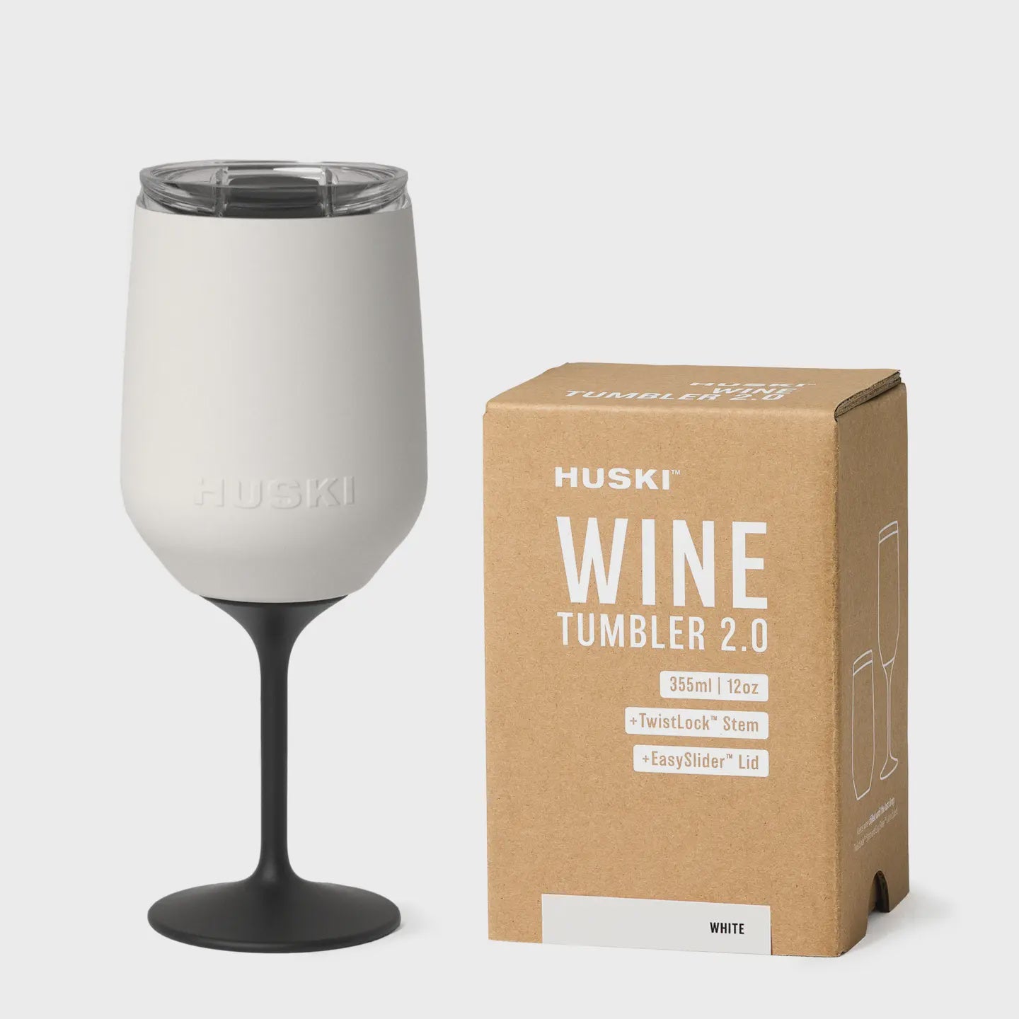 Huski: Wine Tumbler 2.0 - White