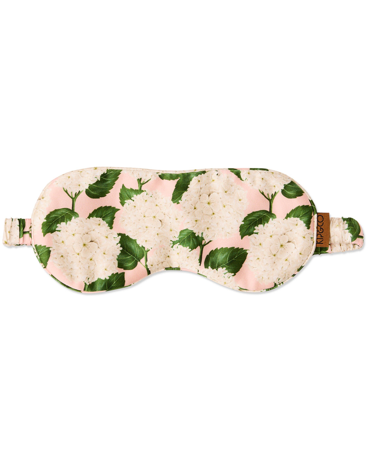 Kip & Co: Hydrangea Pink Silk Eye Mask One Size