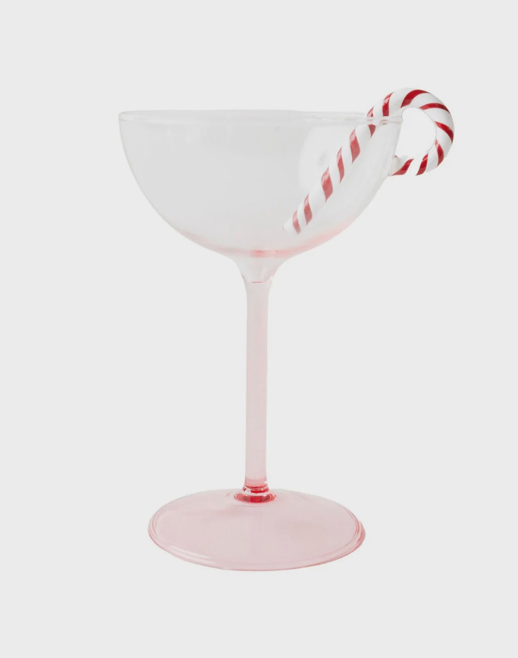 Kip & Co: Candy Cane Coupe Glass 2P Set