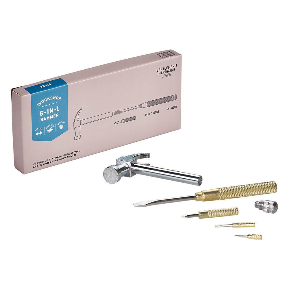 Gentlemen's Hardware: 6-In-1 Hammer Multi-Tool