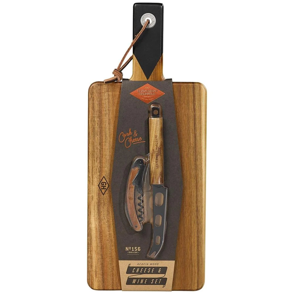Gentlemen's Hardware: Cheese & Wine Set with Knife & Bottle Opener
