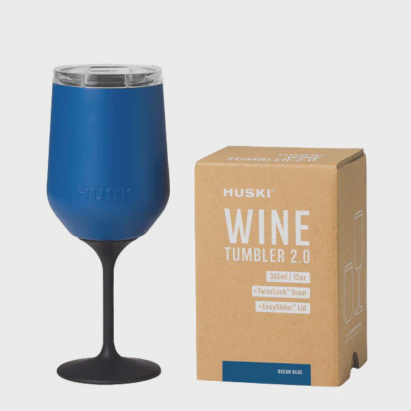 Huski: Wine Tumbler 2.0 - Ocean Blue (Limited Release)