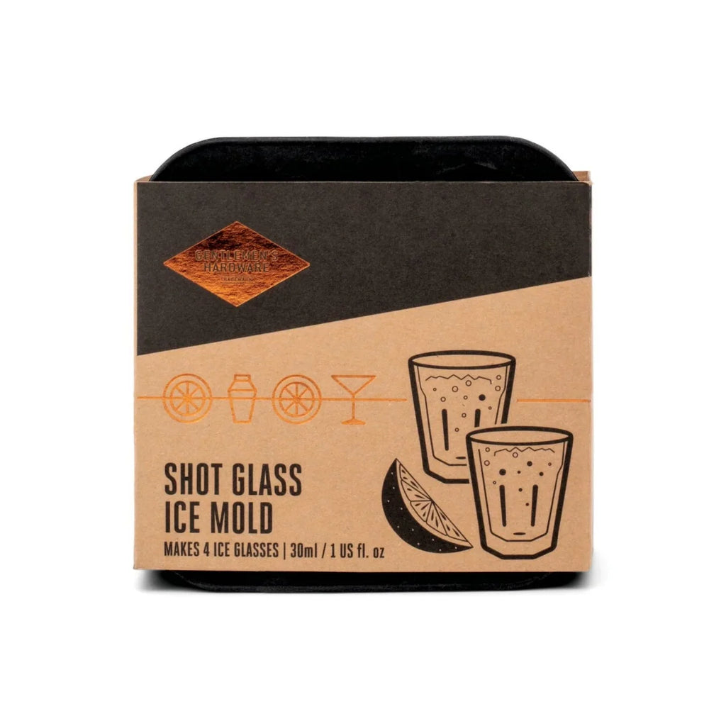 Gentlemen's Hardware: Ice Cube Shot Glass Mould