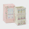 Paddywax: Parisian Townhouse Style Incense & Tea Light Holder Ceramic House - Palo Santo