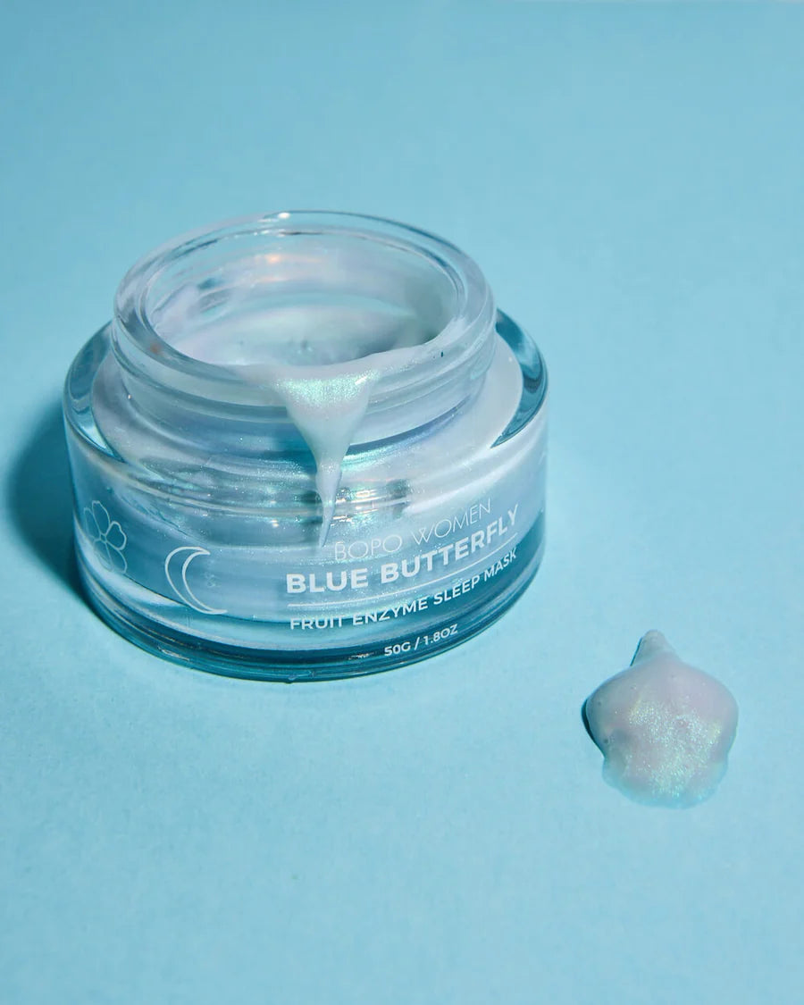 Bopo Women: Blue Butterfly Enzyme Sleep Mask