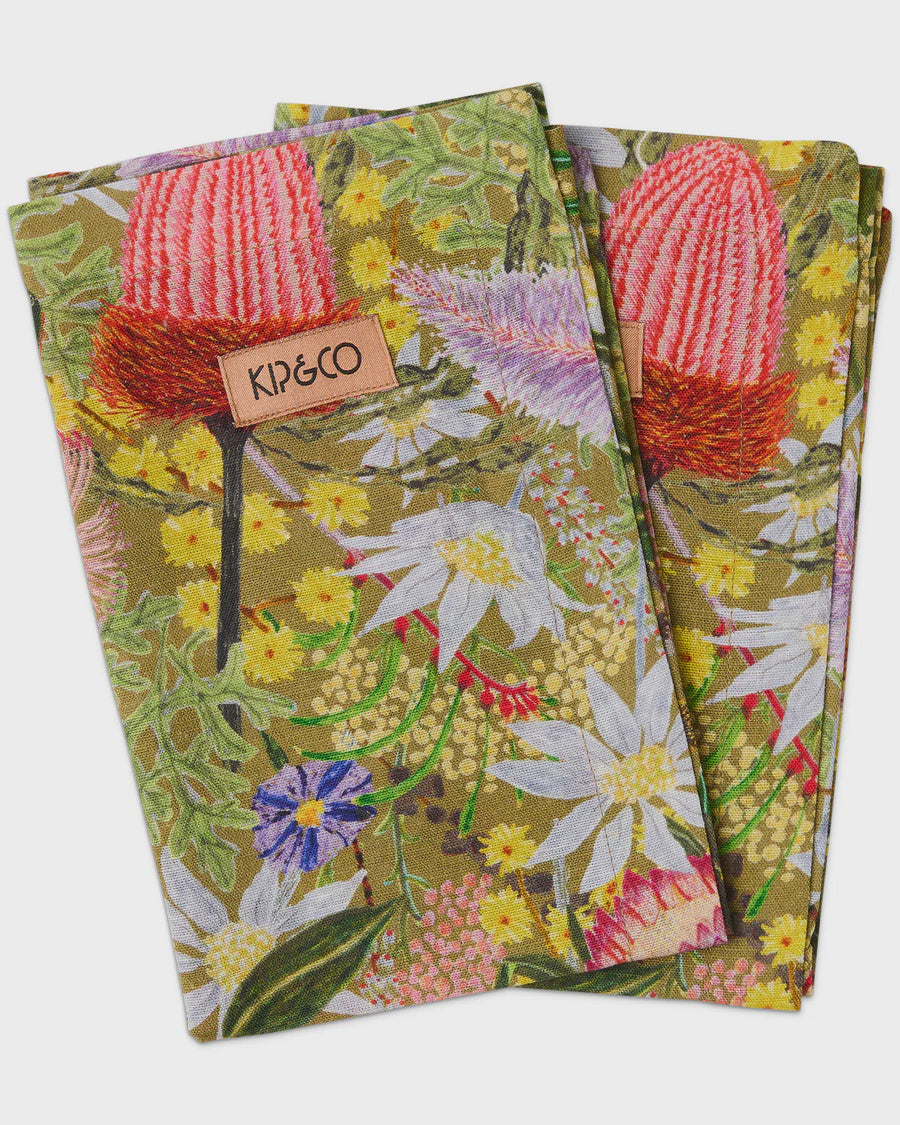 Kip & Co: Native Plantation 4P Napkin Set