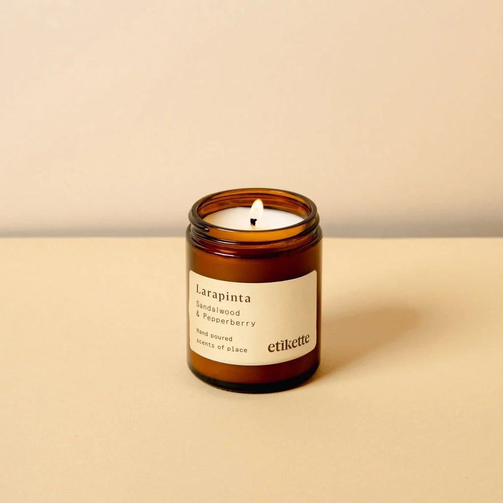 Etikette: Soy Candle - Larapinta