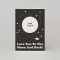 Studio Boketto: Valentine's Card | Love You To The Moon And Back!
