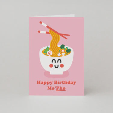 Studio Boketto: Birthday Card | Happy Birthday Mo'Pho