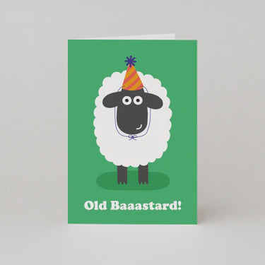 Studio Boketto: Birthday Card | Old Baaastard!