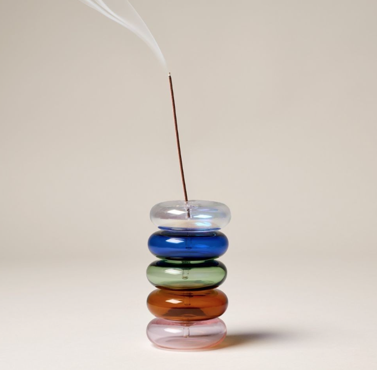 Gentle Habits: Glass Vessel Incense Holder