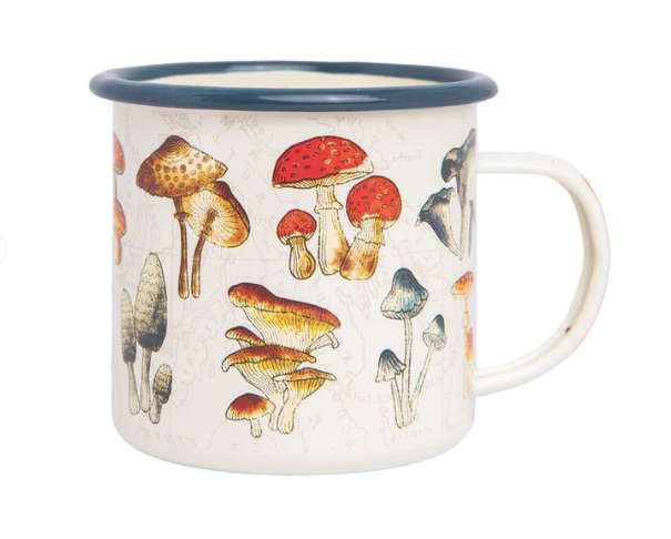 Gentlemens Hardware: Enamel Mug - Mushrooms 17 fl.oz / 500 ml