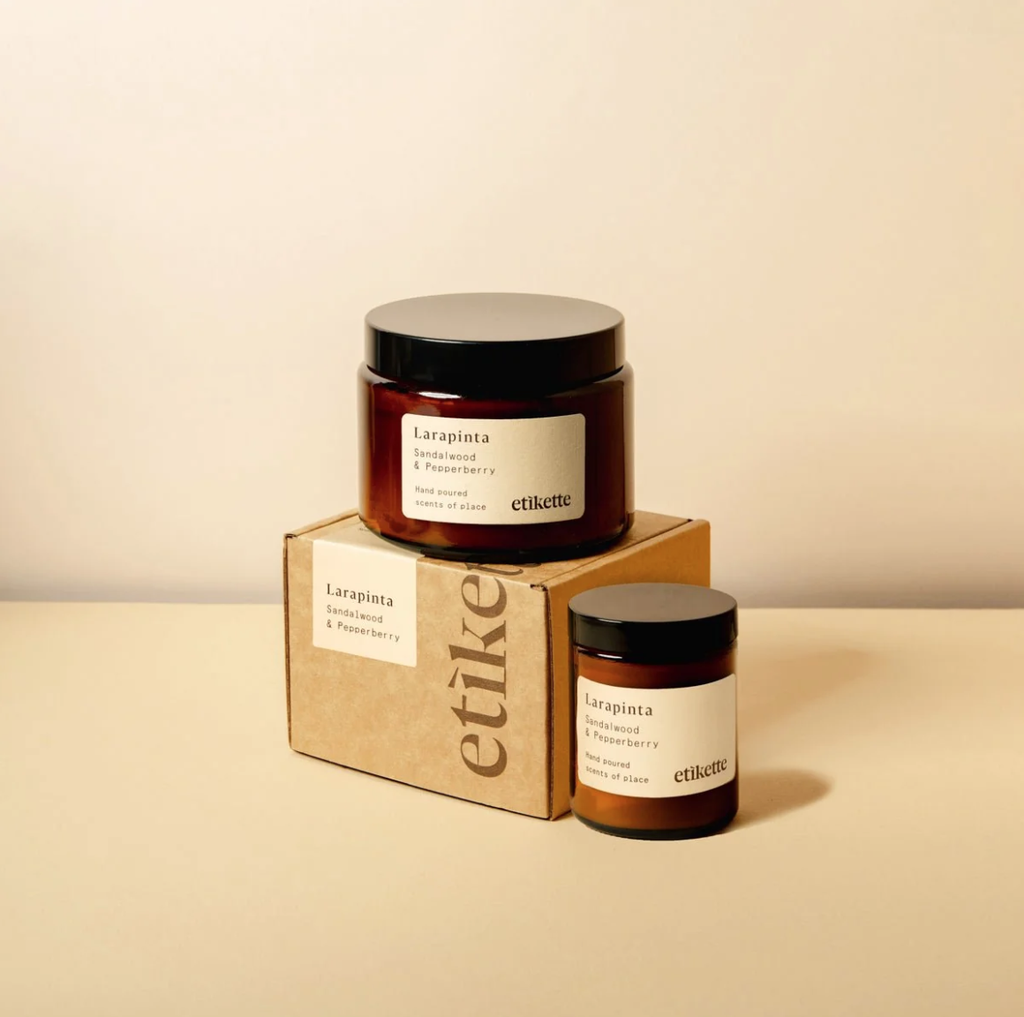 Etikette: Soy Candle - Larapinta