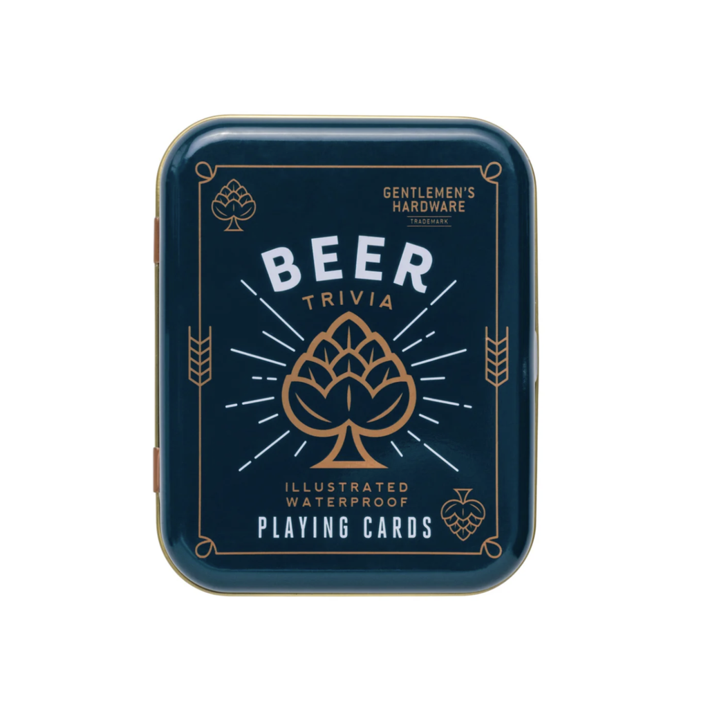 Gentlemens Hardware: Waterproof Playing Cards - Beer Trivia