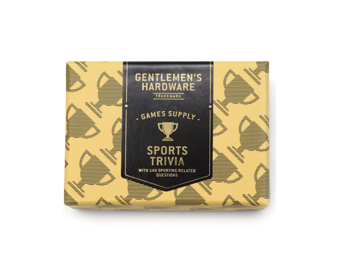 Gentlemens Hardware: SPORTS Trivia Card Game