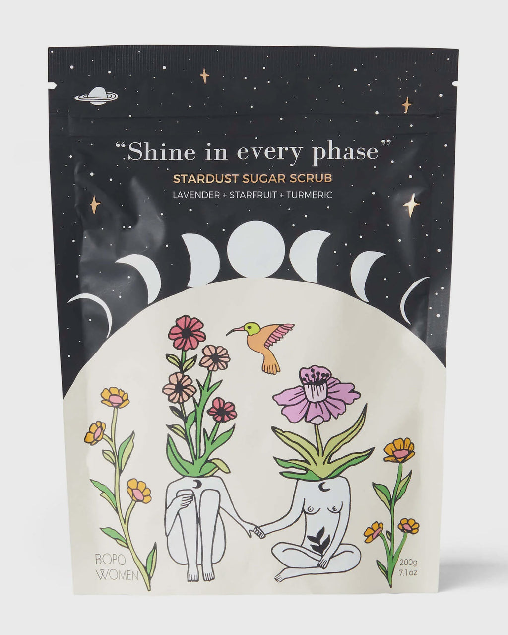 Bopo Women: Organic Sugar Scrub - Stardust