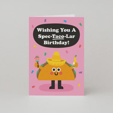 Studio Boketto: Birthday Card | Spec-Taco-Lar Birthday
