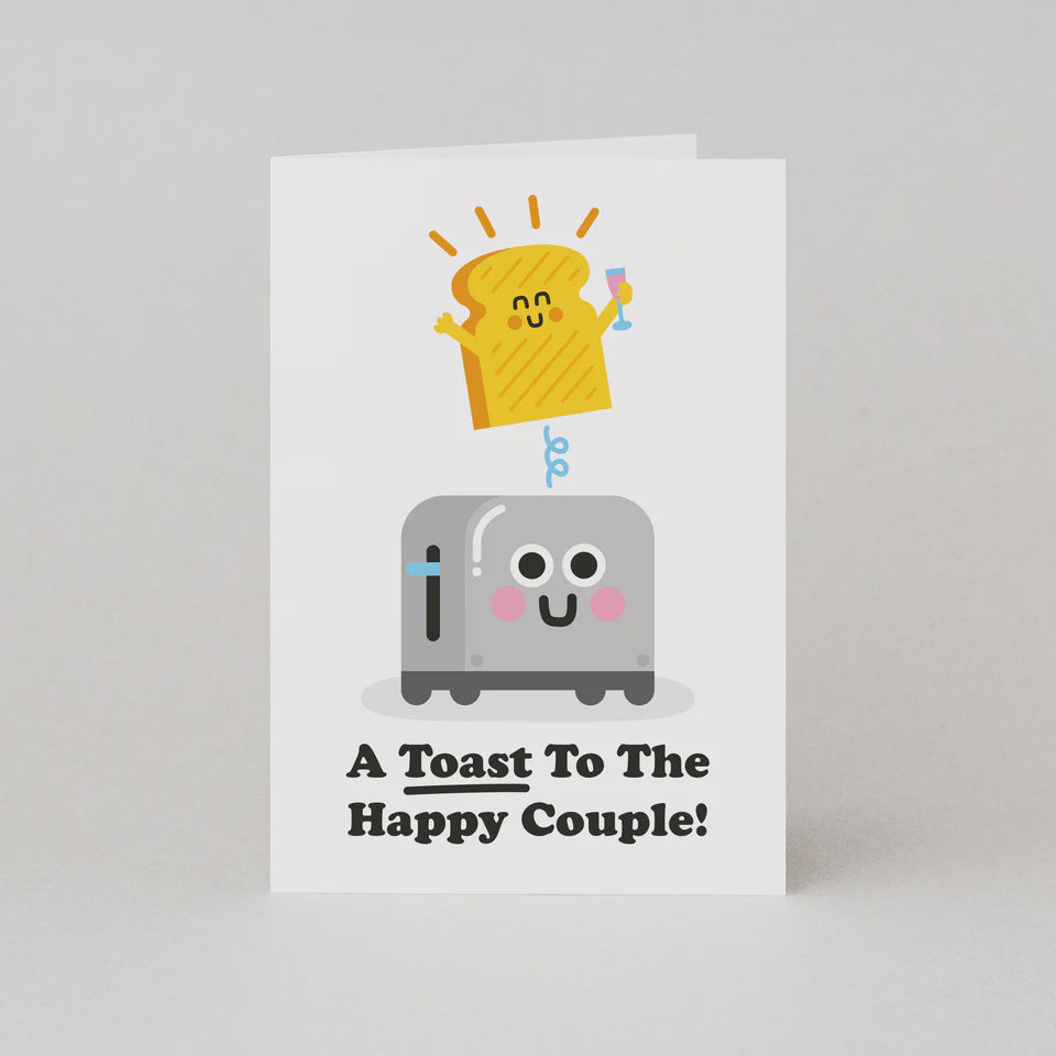 Studio Boketto: Celebration Card | A Toast to the Happy Couple!