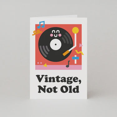 Studio Boketto: Birthday Card | Vintage, Not Old