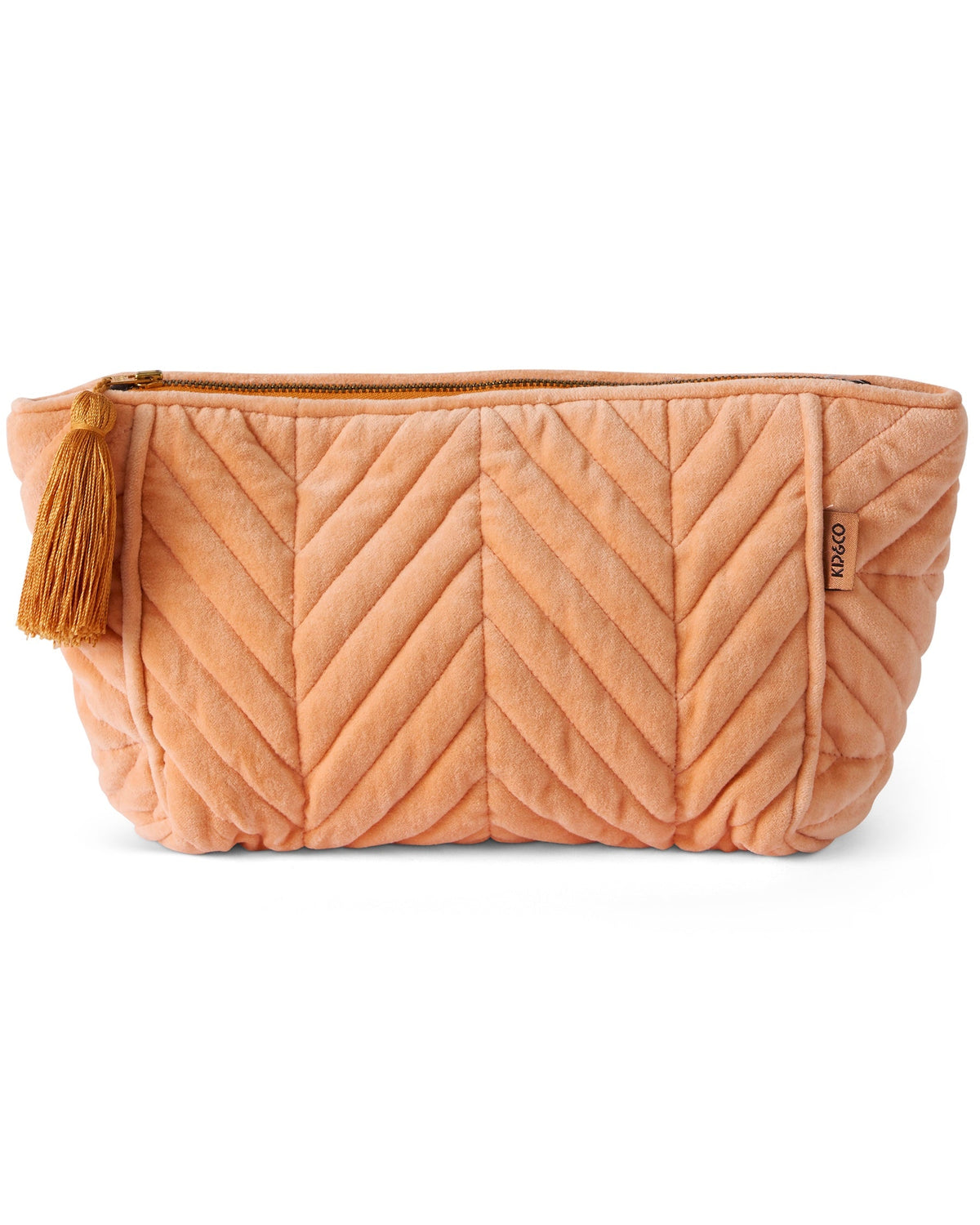 Kip & Co: Melon Velvet Toiletry Bag One Size