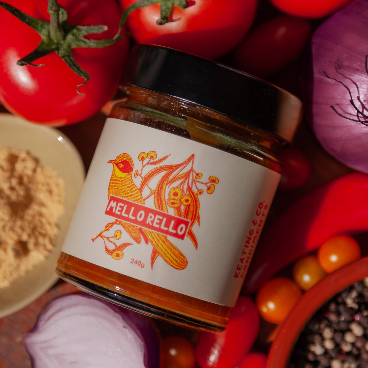 Keating & Co: Mello Rello – Classic Tomato & Onion Relish (240g)