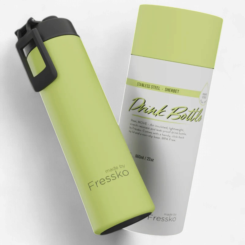Fressko: Move Drink Bottle 660ml - Sherbet