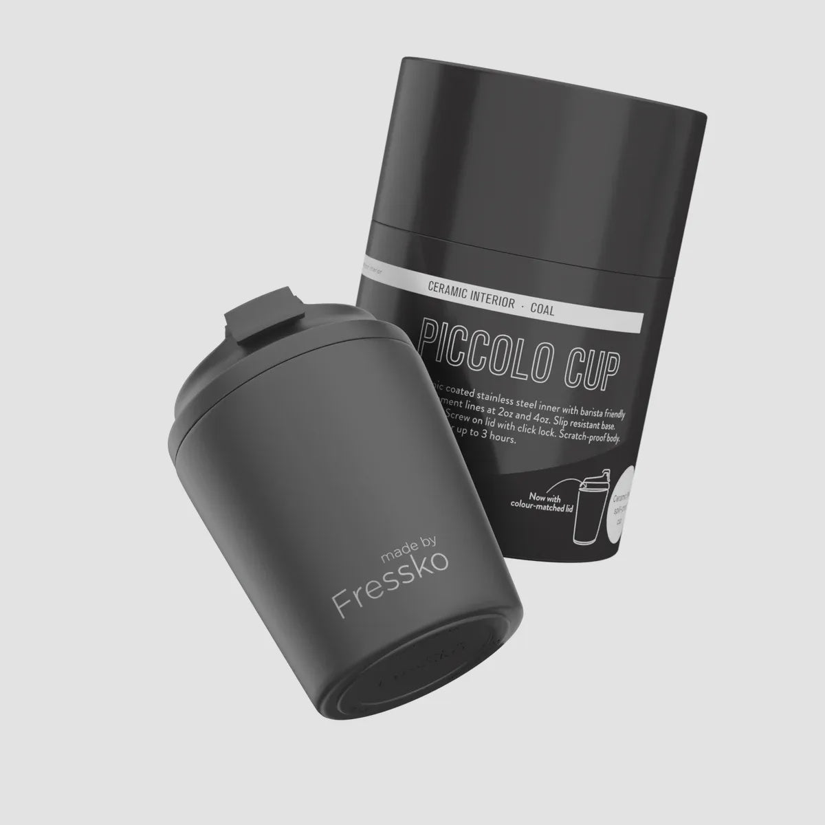 Fressko: Ceramic Piccolo 4oz - Coal
