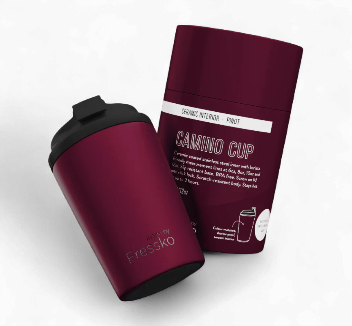 Fressko: Ceramic Camino 12oz - Pinot