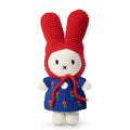 Miffy Handmade and her Blue Flower Dress + Red Hat