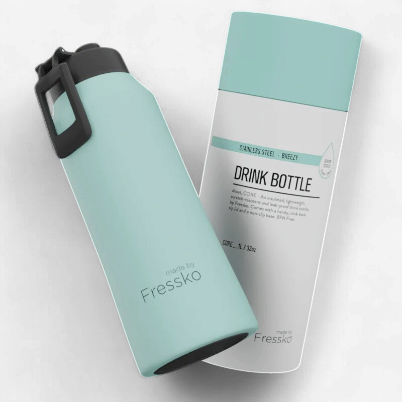 Fressko: Core Drink Bottle 1L - Breezy
