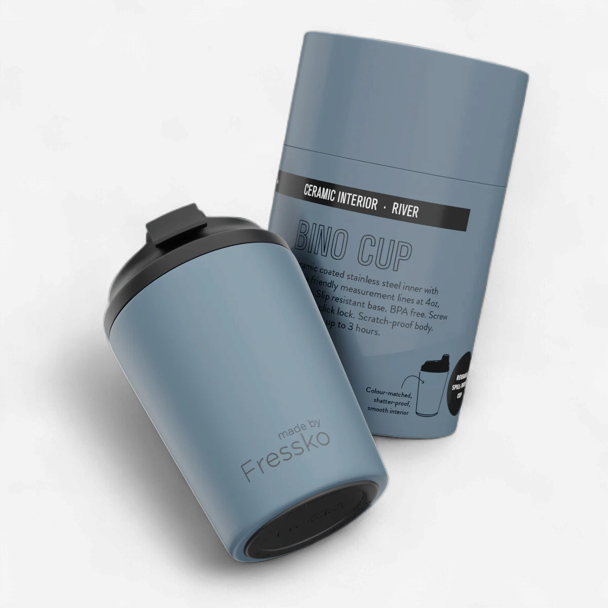 Fressko: Ceramic Bino 8oz - River