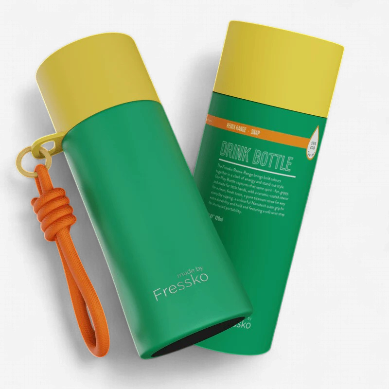 Fressko: Ceramic Play Bottle 14oz - Snap