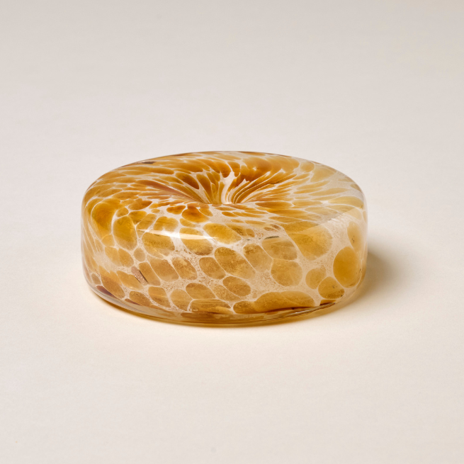 Gentle Habits: Glass Marble Holder - Brown (ITEM NO: CQB2A5050)