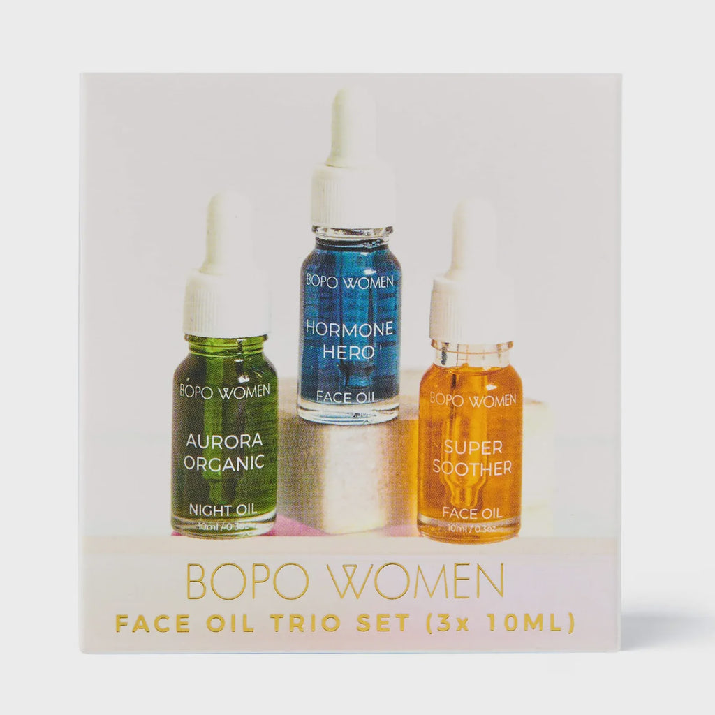 Bopo Women: Face Oil Trio Set - 3 x 10ml