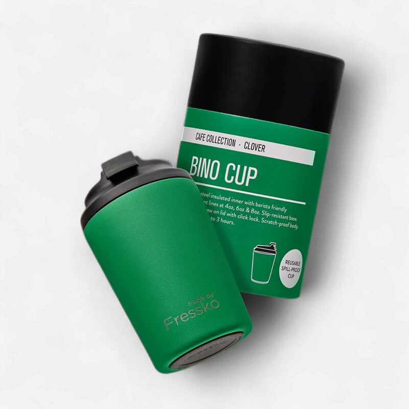 Fressko: Stainless Steel Bino 8oz - Clover