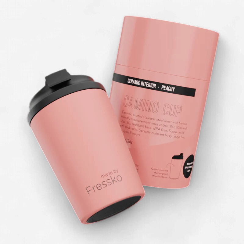 Fressko: Ceramic Camino 12oz - Peachy