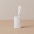 Saarde: Kairos Wine Glass | Opaque White