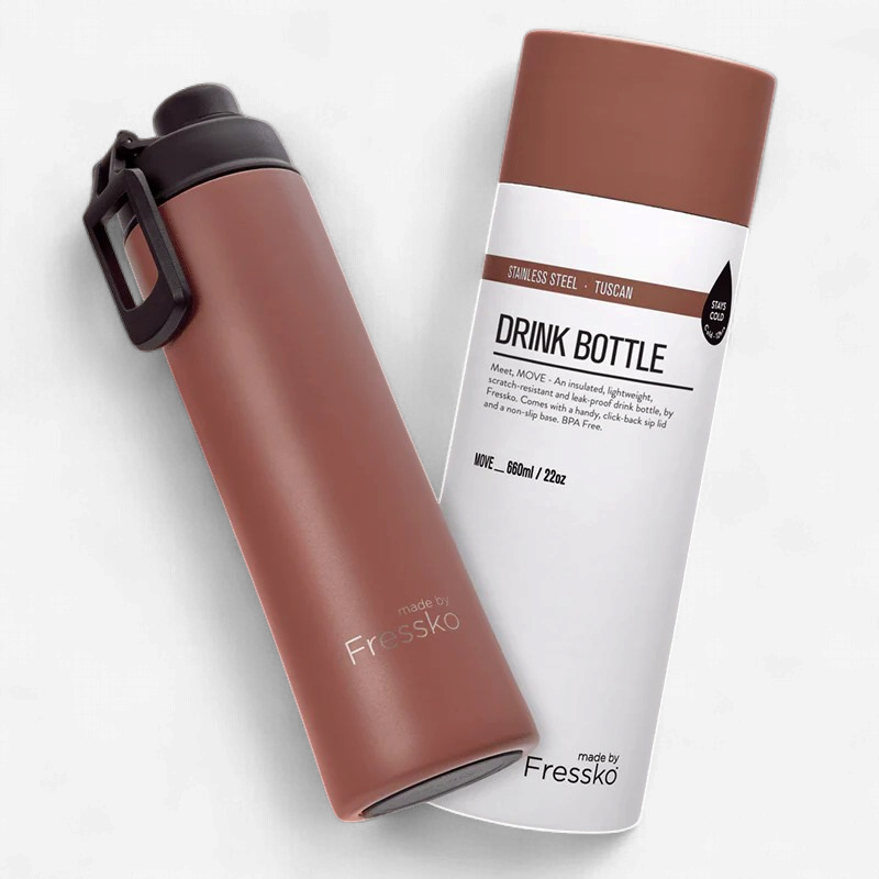 Fressko: Move Drink Bottle 660ml - Tuscan