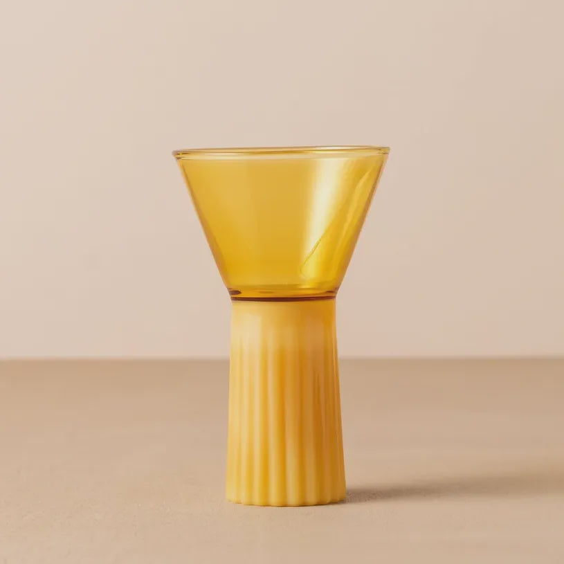 Saarde: Kairos Wine Glass | Yellow Topaz